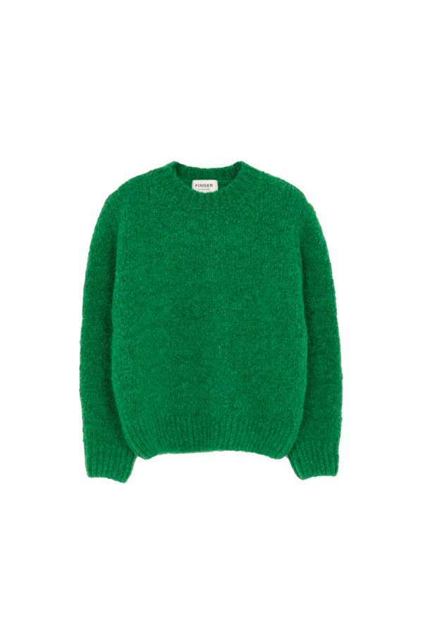 LONA Green - Crew Neck Sweater Sale