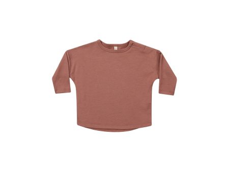 Long Sleeve Tee Berry For Discount