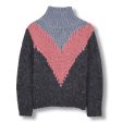 Vanity Multicolor Colorblock - Girl Knitted Oversized Jumper Sale