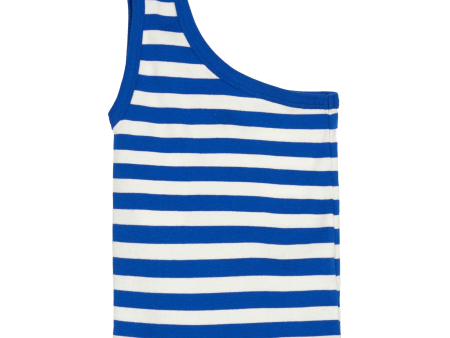 DONNA Big Blue Stripes - Tank Top For Cheap