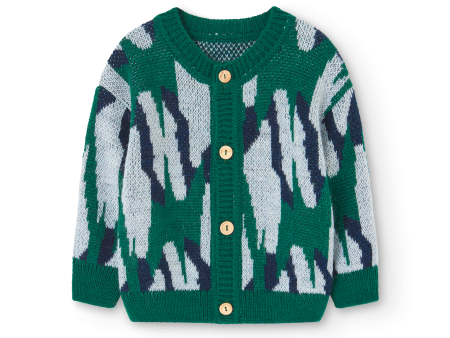 Serval Baby Cardigan Green Supply