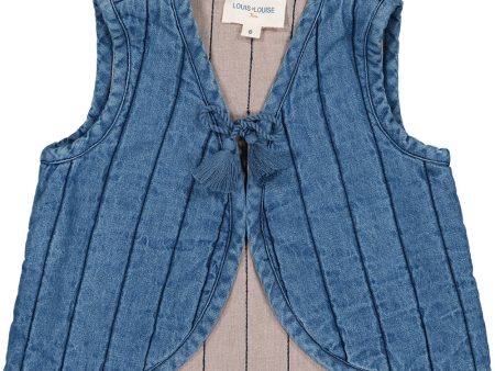 Cardigan Jasmine Chambray Blue For Sale