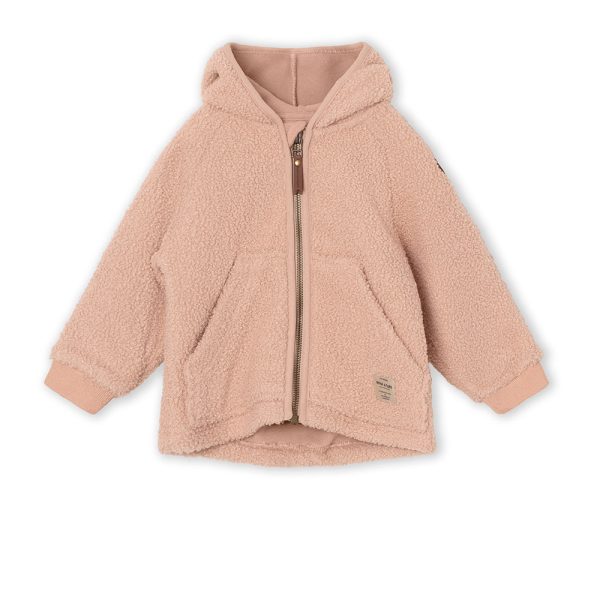 Liff Teddyfleece Jacket. GRS Rose Dust Fashion