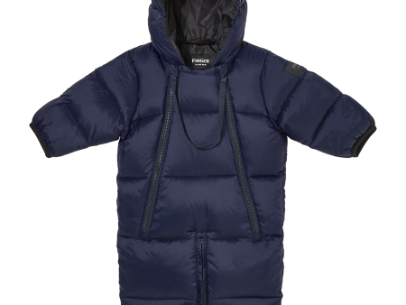 SNOWBIRD Navy - Down Baby Snowsuit Cheap