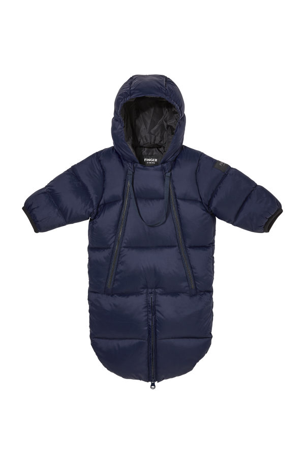 SNOWBIRD Navy - Down Baby Snowsuit Cheap