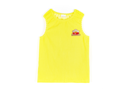 Crop Top Echo Yellow Sponge Online now