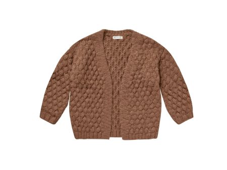 Bubble Knit Cardigan Cedar For Sale