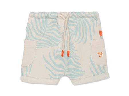 Palm Leaf Baby Pocket Short Natural   Sterling Blue Online Hot Sale