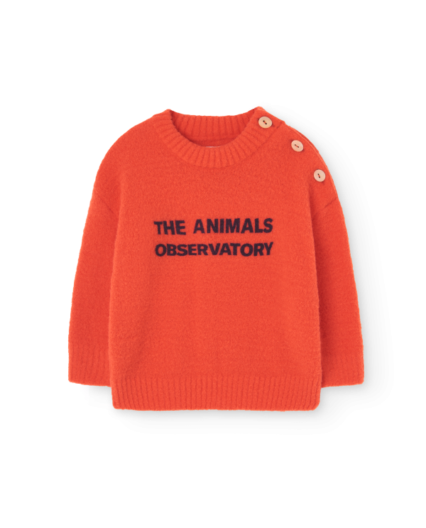 Bobcat Baby Sweater Orange For Discount