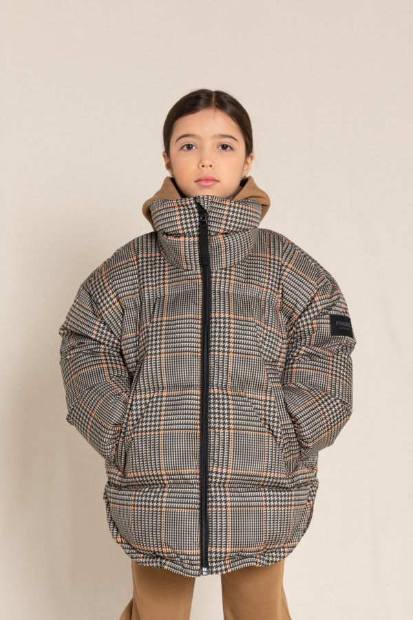 SNOWBAG Hazelnut Checkers - Down Jacket Supply