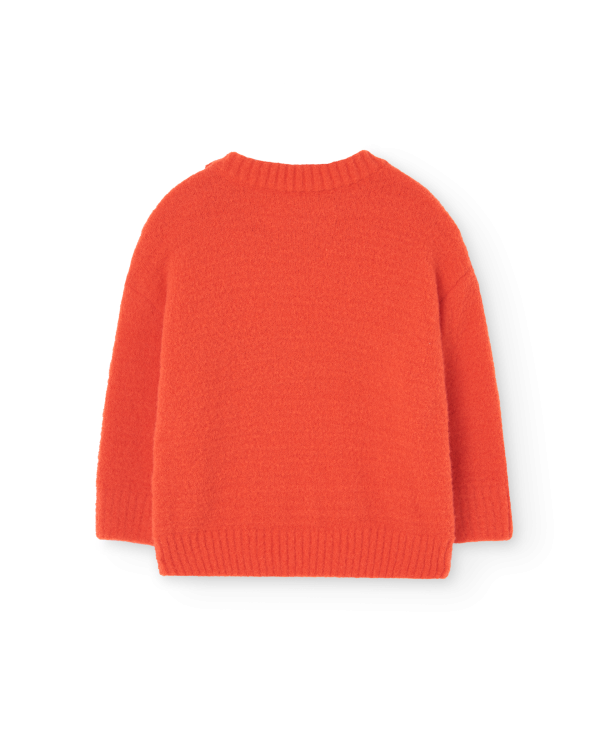 Bobcat Baby Sweater Orange For Discount