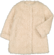 Coat Lucianna Fake Fur Curly Cream Fashion