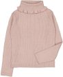 Pull Aline Knitted Wool Blend Pink For Sale