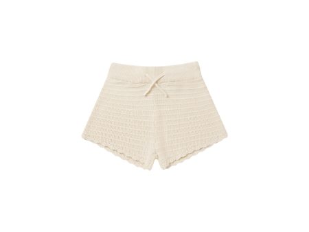 Knit Shorts Natural Online Hot Sale