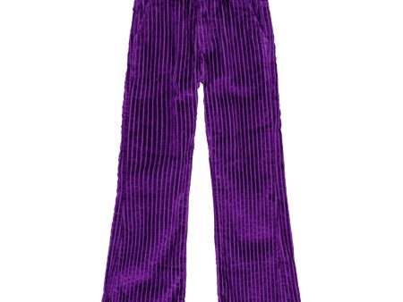 Woven Pants Warm Purple Online now