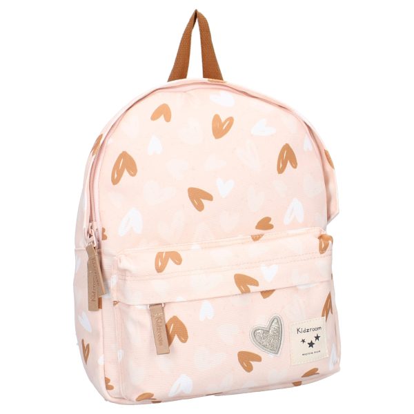 Sac à Dos Enfant Coeurs - Rose Caramel Cheap