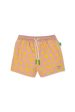 Dot Cropped Girl Shorts Misty Rose   Cyber Yellow Supply