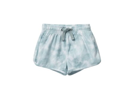 Swim Trunk Aqua Tie Dye For Cheap