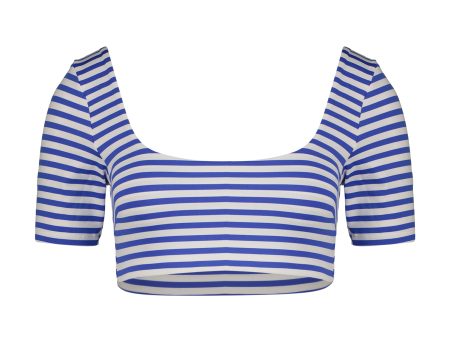 Agathe - Top Stripe Cobalt Online