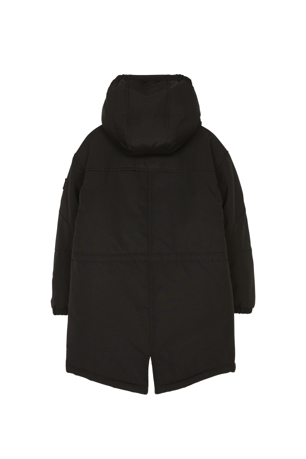 LAW Black - Reversible Hooded Parka Hot on Sale