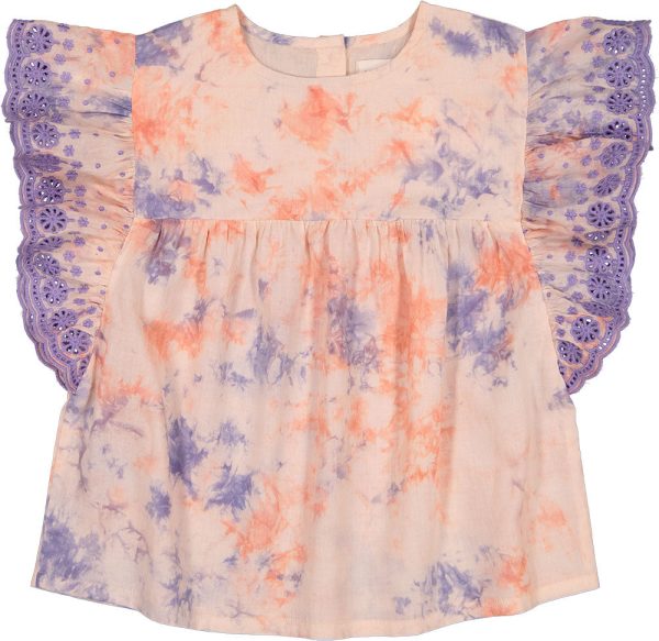 Tunic Jasmin Veil Tie & Dye Pink Mauve Online Sale