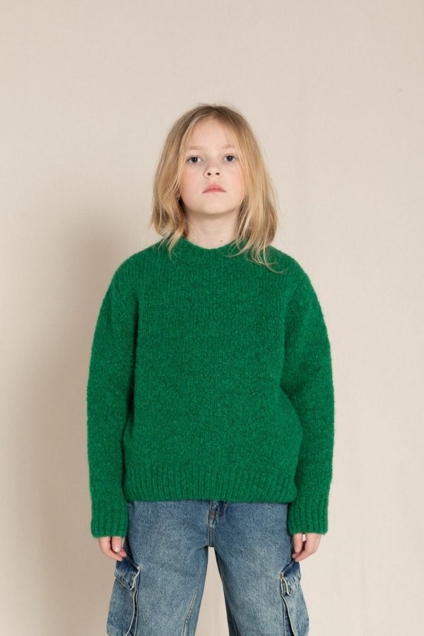 LONA Green - Crew Neck Sweater Sale