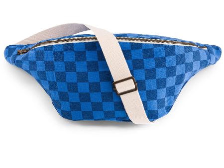 Banana Bag Damier Bleu Navy   Grec For Cheap