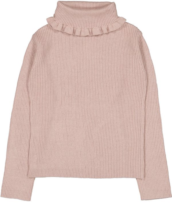 Pull Aline Knitted Wool Blend Pink For Sale