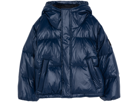 SNOWFALL Navy - Down Jacket on Sale