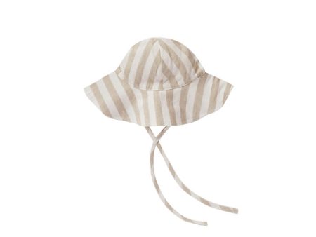 floppy sun hat grey stripe on Sale