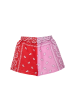 Bandana Shorts Pink Cheap