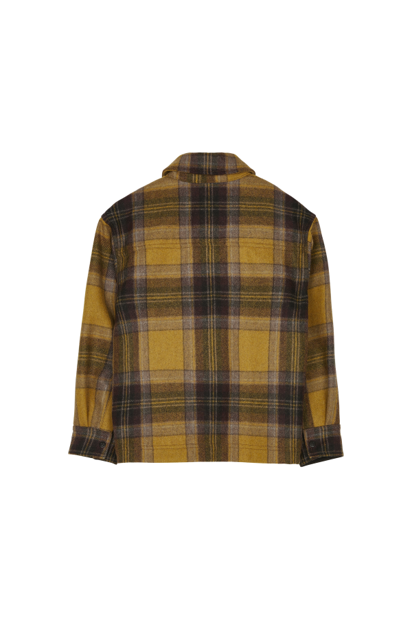 DOVA Dark Yellow Checkers - Warm Long Sleeve Shirt Online now