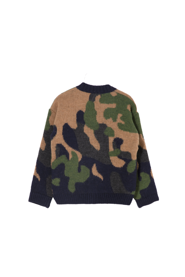 ALIENOR Tobacco Camo - Cardigan Hot on Sale