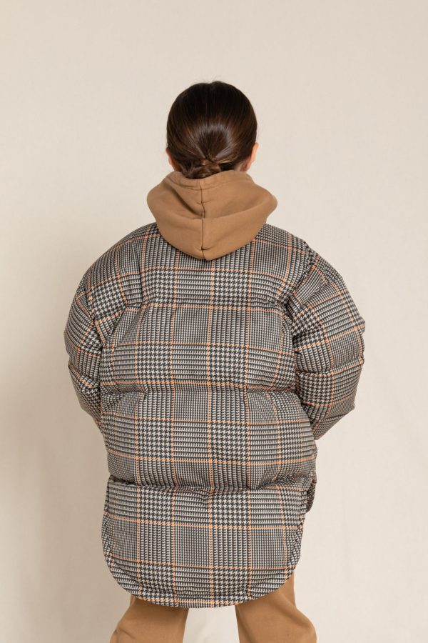 SNOWBAG Hazelnut Checkers - Down Jacket Supply