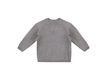 Knit Sweater Heathered Lagoon For Discount