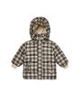 Ski Jacket Charcoal Check Cheap