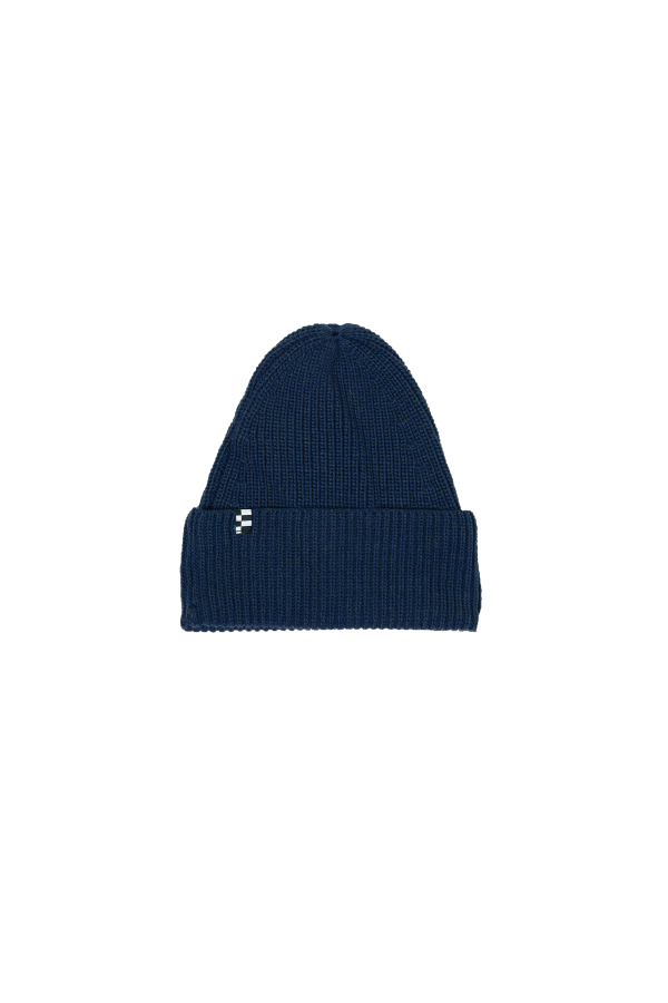 BRANDON Navy -  Wool Beanie Online now