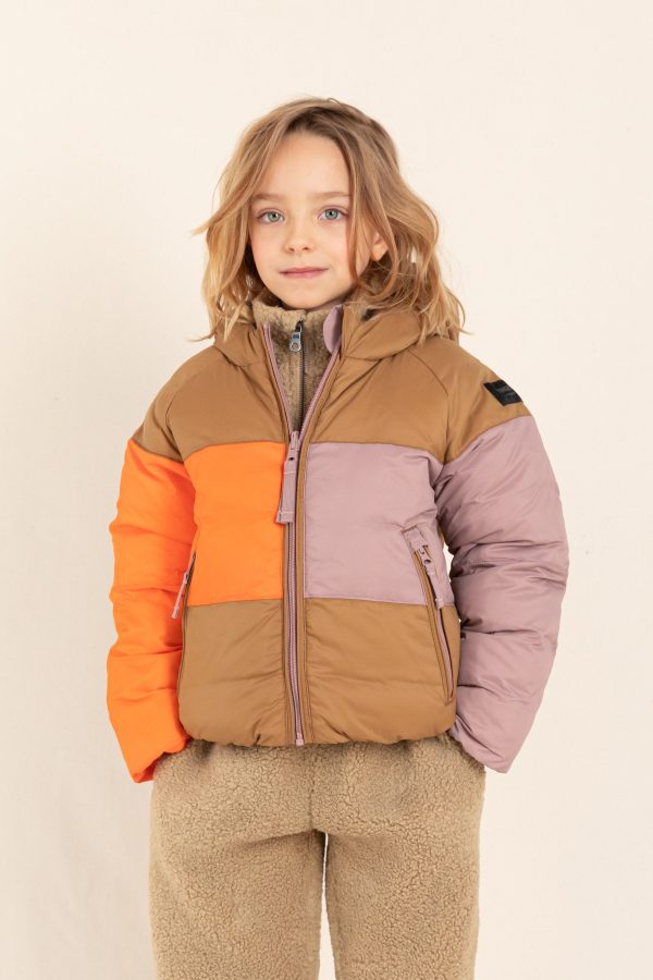 SNOWSCOUT Winter Parma Colorblock - Reversible Down Jacket For Sale