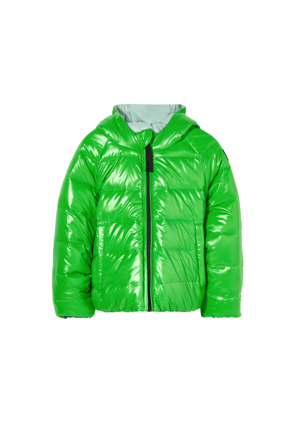 SNOWSCOUT Happy Green Colorblock - Reversible Down Jacket Sale