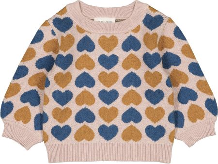 Pull Mariu Knitted Wool Blend Coeur Multico For Cheap