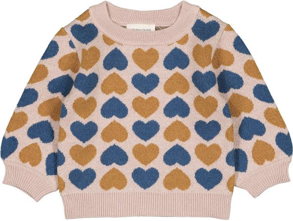 Pull Mariu Knitted Wool Blend Coeur Multico For Cheap