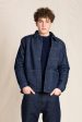 WARREN Raw Denim Blue - Multipocket Jacket Hot on Sale