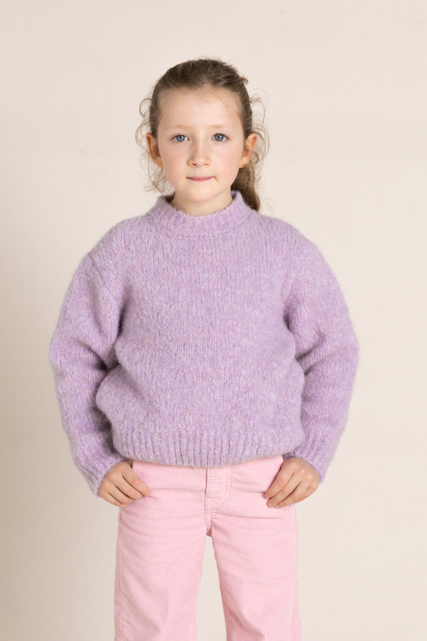 LONA Lilac - Round Neck Jumper Sale