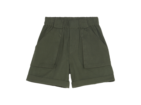 WEEK-END Khaki  - Elasticated Shorts For Sale