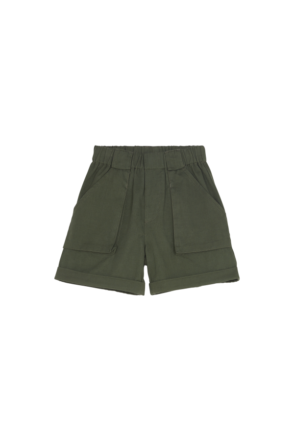 WEEK-END Khaki  - Elasticated Shorts For Sale