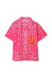 Bandana Bowling Shirt Pink Online Hot Sale