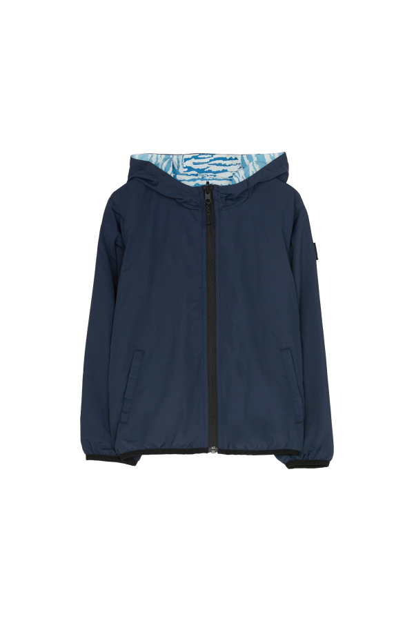 BUCKLEY WIND Dream Blue Cloud - Reversible Hooded Jacket For Cheap