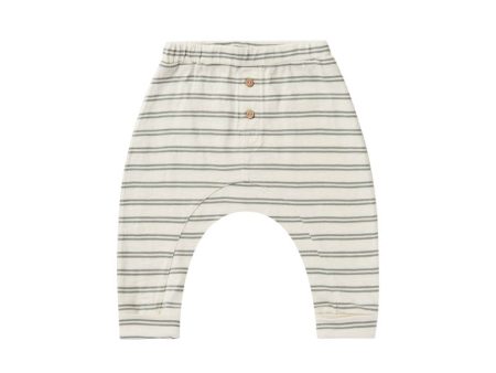 Baby Cru Pant Aqua Stripe Online now