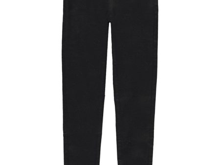 Woven Pants Washed Black For Discount