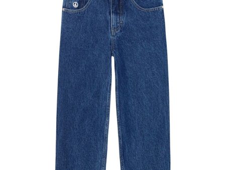 Woven pants Aska Blue denim on Sale